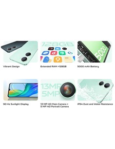 VIVO Telefono Movil Y03 128Gb/4Gb Verde Gema