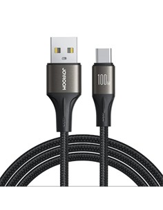 JOYROOM Cable Datos Tipo C A Usb-A 100W  S-A25 1.2Mtrs Negro