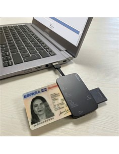 COOLBOX  Lector de Tarjeta Multiple Dni,Sd,Micro Sd,MS,M2 Adaptador Tipo C A Usb-A COO-CRE-4AC