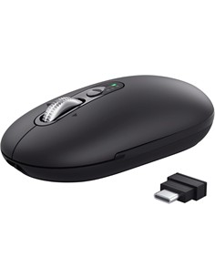 TRUST Raton Inalambrico Bluetooth SERON HYPERSCROLL Negro Silencioso Recargable 26018
