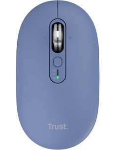 TRUST Raton Inalambrico Bluetooth SERON HYPERSCROLL Azul Silencioso Recargable 26019