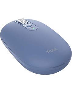 TRUST Raton Inalambrico Bluetooth SERON HYPERSCROLL Azul Silencioso Recargable 26019
