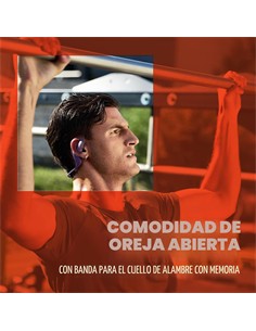 JBL Auricular Bluetooth Conduccion de Aire ENDURANCE PACE Negro/Lima Con Sujecion 10H,