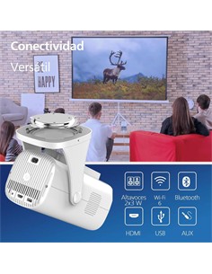 PHILIPS Proyector Led NeoPIX 250 Smart Hasta 80" Blanco