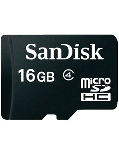 SANDISK Tarjeta Memoria Micro SDHC 16Gb HD Clase 4