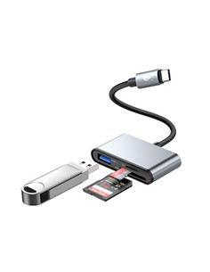 ONE PLUS 3 En 1 Adaptador OTG Tipo C/M A  Usb/H + Lector Micro Sd+SD NB1559
