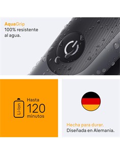 BRAUN Afeitadora de Barba,Cuerpo,Cortapelo 7 En 1 AOI5520 Series 5 Recargable, Lavable Aqua Grip