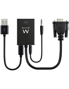 EWENT Convertidor Vga/M A Hdmi/H EW9866 Full HD