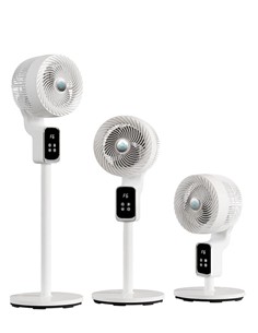 SYTECH ARTICO Ventilador de Pie SY-VLP70C Blanco 50W 8 Velocidades Temporizador Silencioso Con Mando