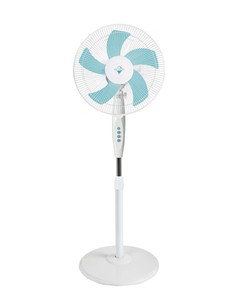 SYTECH ARTICO Ventilador 3 En 1 Pie Sobremesa Y Pared 50W 3 Velocidades, 5 Aspas Silencioso Blanco