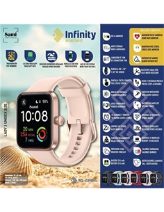 SAMI Reloj Smartwatch Infinity WS-2398RG Rosa Oro