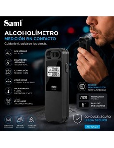 SAMI Alcoholimetro COn medicion Sin Contacto AS-10503