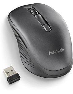NGS Raton Inalambrico Recargable Tipo C EVO SPOOK Negro