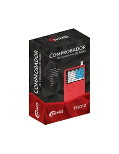 NIMO Comprobador Cables De Red TES012 RJ11/RJ12/RJ45/Usb/BNC