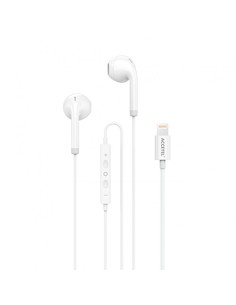 ACCETEL Auricular De Cable Con Toma Lightning EP1803 Blanco