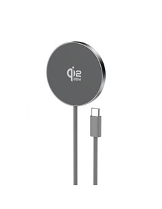 ACCETEL Cargador Magsafe 25W Magcharge ACW422 Gris Con tipo C