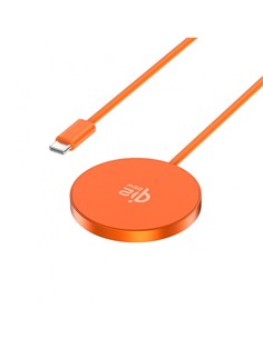 ACCETEL Cargador Magsafe 25W Magcharge ACW4220 Naranja Con tipo C