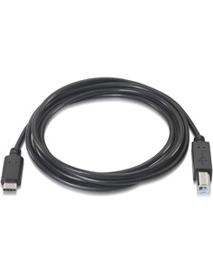 AISENS Cable Impresora 2.0 2Mtrs A107-0054 Negro