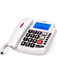SPC Telefono SObremesa Con Teclas GRandes COMFORT VOLUME 2 Blanco