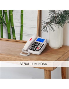 SPC Telefono SObremesa Con Teclas GRandes COMFORT VOLUME 2 Blanco