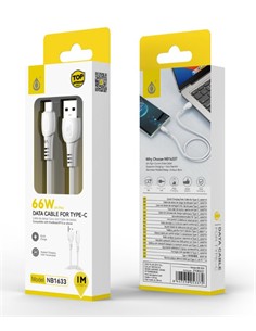 ONEPLUS Cable Datos TIpo C/M a Usb 66W 1Mtrs NB163 Blanco