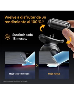 BRAUN Recambio Cabezal Para Afeitadora Series 5 54B
