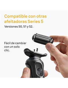 BRAUN Recambio Cabezal Para Afeitadora Series 5 54B