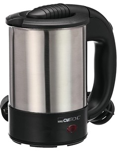 CLATRONIC Hervidor de Agua 0.5L 1000W WKR 3624 Incluye 2 Tazas, Bolsa Transporte Y Cuchara