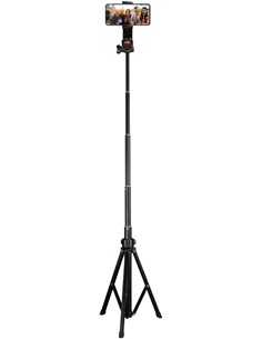 HAMA Tripode Con Soporte Movil Smartphone II 150  5.8-8.8cm 150cm Mando Blueototh  ROTARY 4675