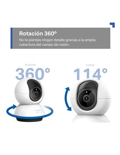 TP-LINK Camara Vigilancia IP Wifi TAPO  TC72  360º.Vision Nocturna,Micro Sd,2K QHD