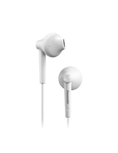 PANASONIC Auricular Estereo MIni Jack Blanco Comfort Fit Con Microfono