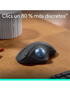 LOGITECH Raton Inalambrico ERGO M575S Trackball Negro