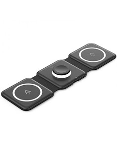 VENTION Base Inalambrica de Carga 3 En 1 Con Magsafe Y Luz Led 15W FGGB0 Negro