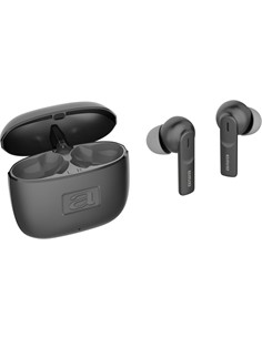 AIWA Auricular Bluetooth Con Base Cargadora Metalica EBTW-200 Negro