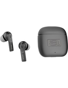 AIWA Auricular Bluetooth Con Base Cargadora Metalica EBTW-200 Negro