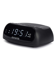 AIWA Radio Reloj Despertador CR-09J Negro