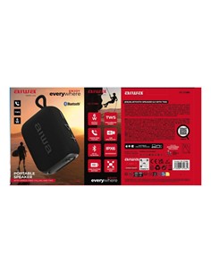 AIWA Altavoz Bluetooth BS-210 6W Negro