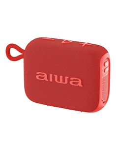 AIWA Altavoz Bluetooth BS-210 6W Rojo