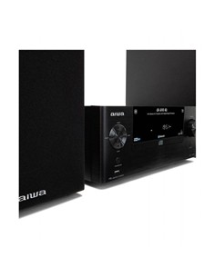 AIWA Microcadena 50W MCBT-550 Con Bluetooth/Usb/Cd Negro