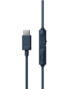 JVC Auricular Casco Con Cable Tipo C HA-S33UC Azul