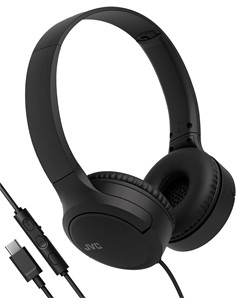 JVC Auricular Casco Con Cable Tipo C HA-S33UC Negro