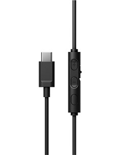 JVC Auricular Casco Con Cable Tipo C HA-S33UC Negro
