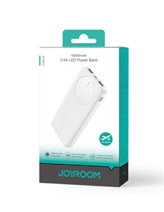 JOYROOM Bateria Externa 10000Mah JR-PBF12 Blanco CCC Homologacion China