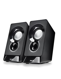 NGS Altavoces Para PC Multimedia 2.0 SB 210 Negro Por Usb 12W