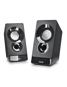 NGS Altavoces Para PC Multimedia 2.0 SB 210 Negro Por Usb 12W
