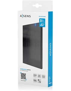 AISENS Caja Externa Para Disco Duro 2.5" Sata Usb 3.2 Gen1 ASE-2528B Negra