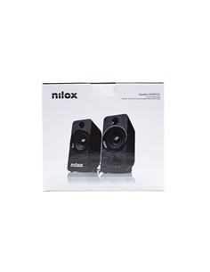 NILOX Altavoces Para PC Por Usb Y Jack 3.5mm Negro 6W NXAPC02