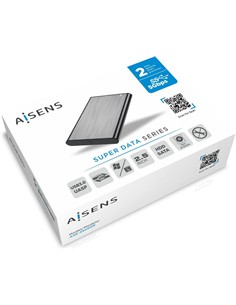 AISENS Caja Externa Para Disco Duro 2.5" Sata Usb 3.1 Gris ASE-2525GR