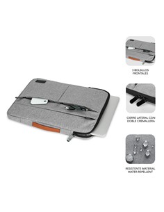 SUBBLIM Funda Para Portatil 15.6" Gris de Tela AP36051
