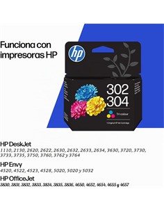 HP Tinta 302 / 304 Tri Color B7RT6AE LS1